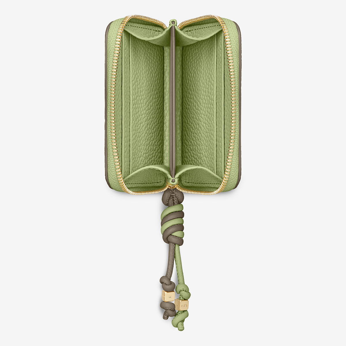 Zipped Wallet - Cashmere Matcha
