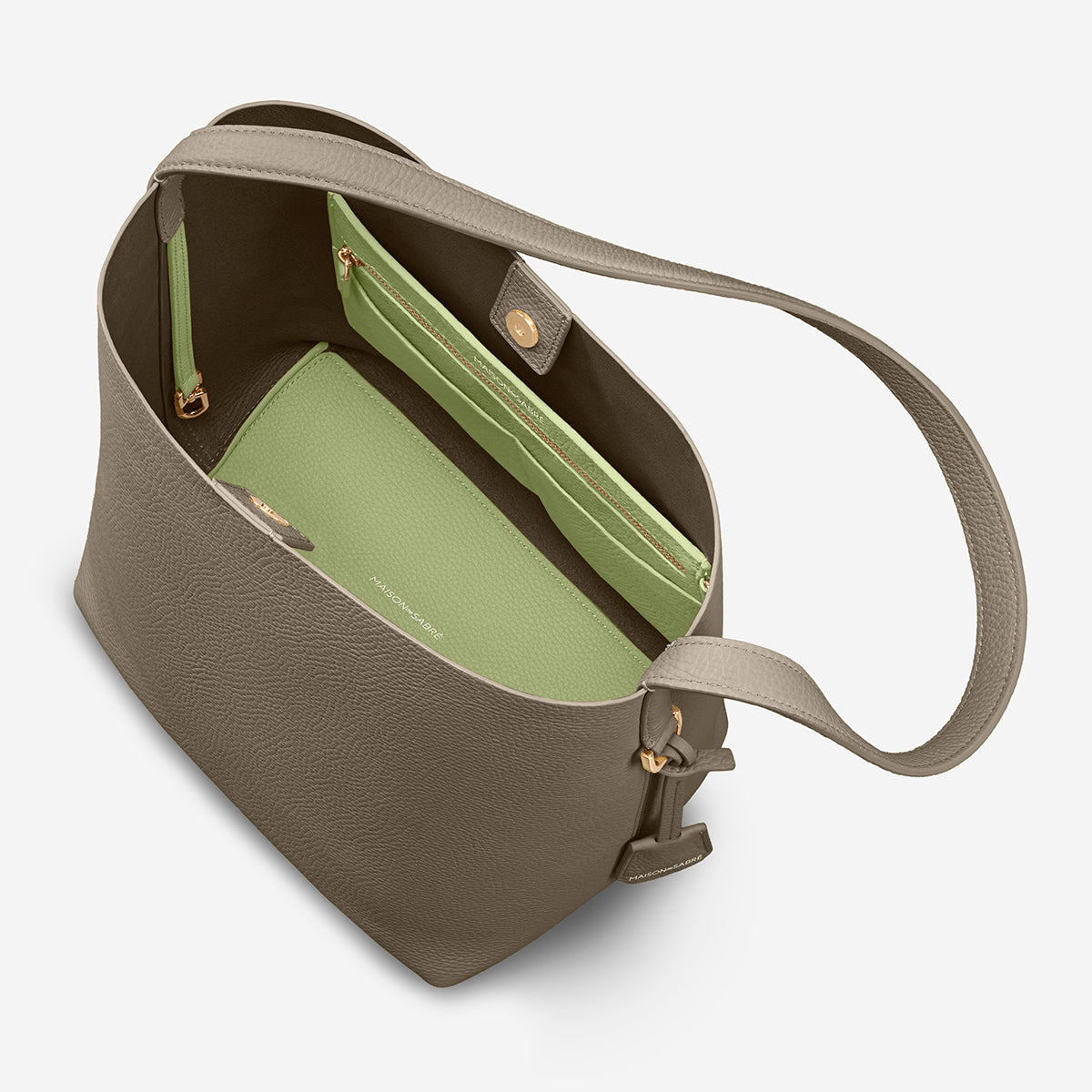 The Bucket Soft Tote - Cashmere Matcha