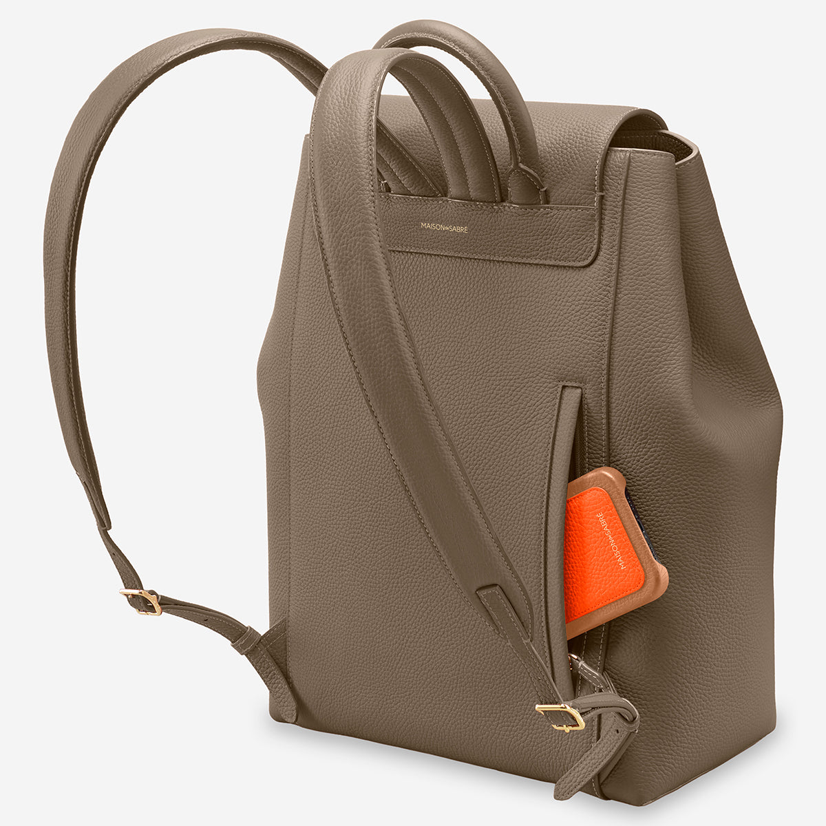 The Large Soft Backpack - Cashmere Clay