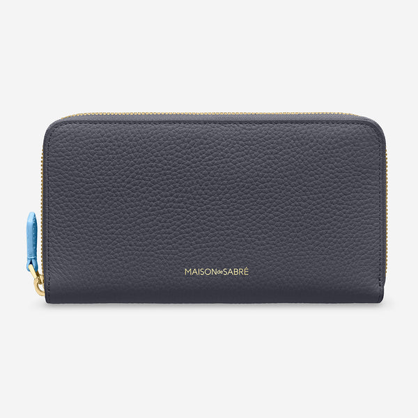 【DE MERIEL】★Strap Card Wallet☆4色 Leather Zip Wallet – MAISON de SABRÉ