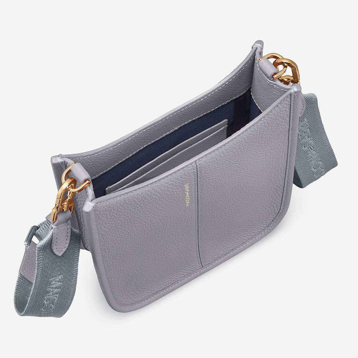 The Mini Saddle Bag - Dove Grey
