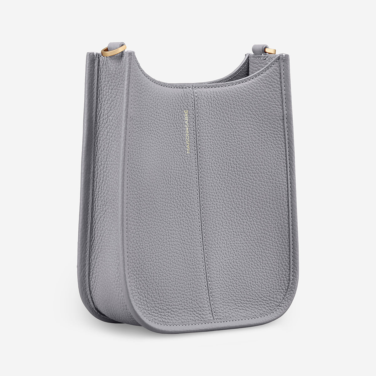 The Mini Saddle Bag - Dove Grey