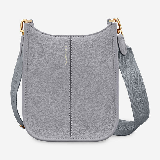 The Mini Saddle Bag - Dove Grey