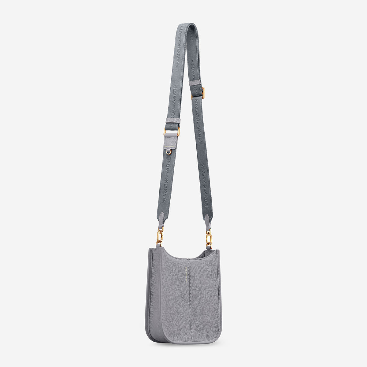 The Mini Saddle Bag - Dove Grey