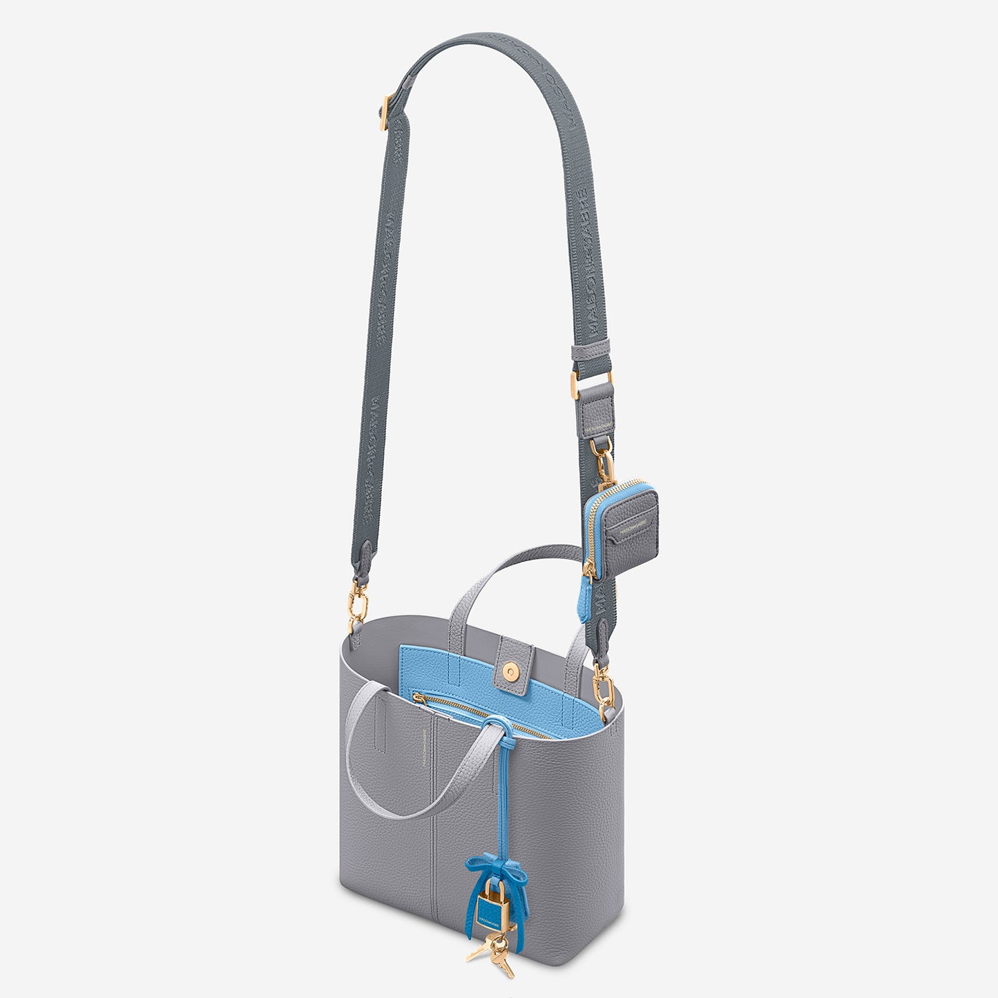 Small Soft Tote Trio - Dove Sky