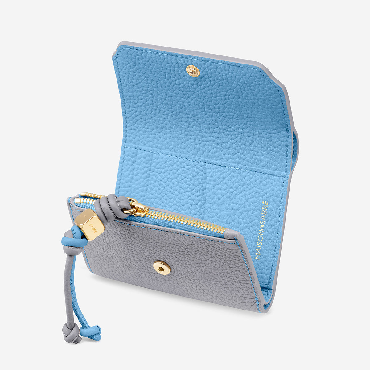 The Trifold Wallet - Dove Sky