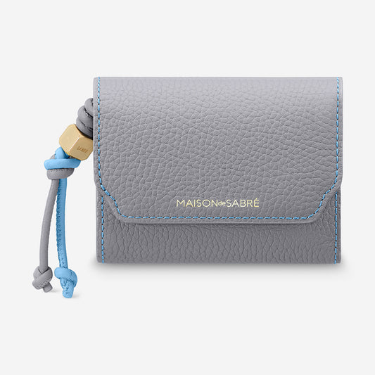 The Trifold Wallet - Dove Sky