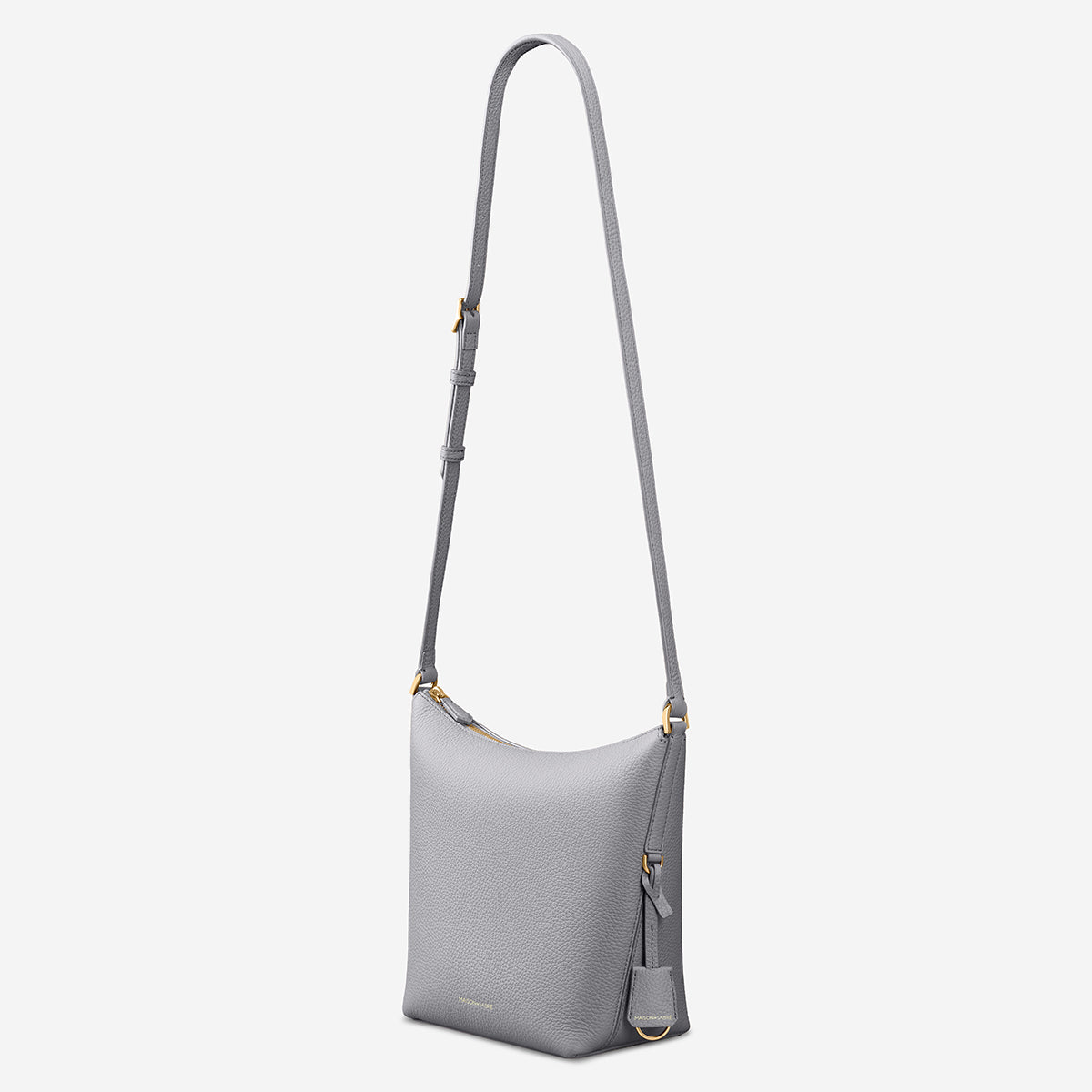 The Zipped Bucket Bag - Dove Grey