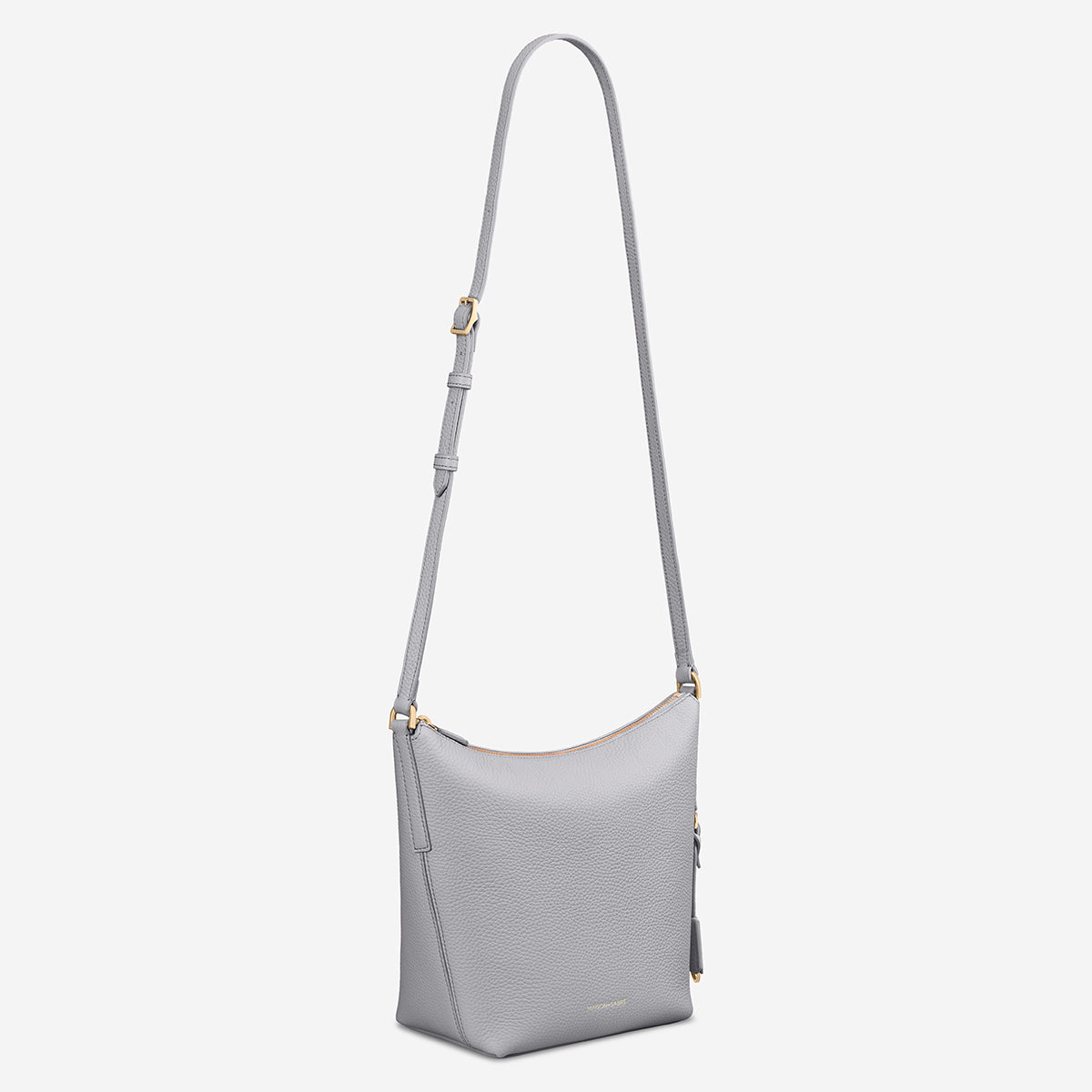 The Zipped Bucket Bag - Dove Grey