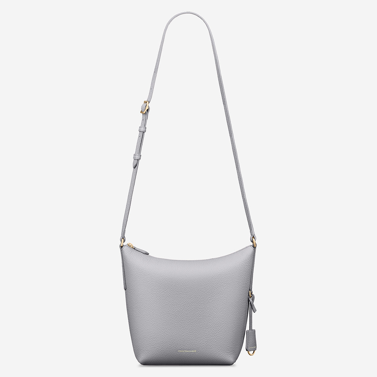 The Zipped Bucket Bag - Dove Grey