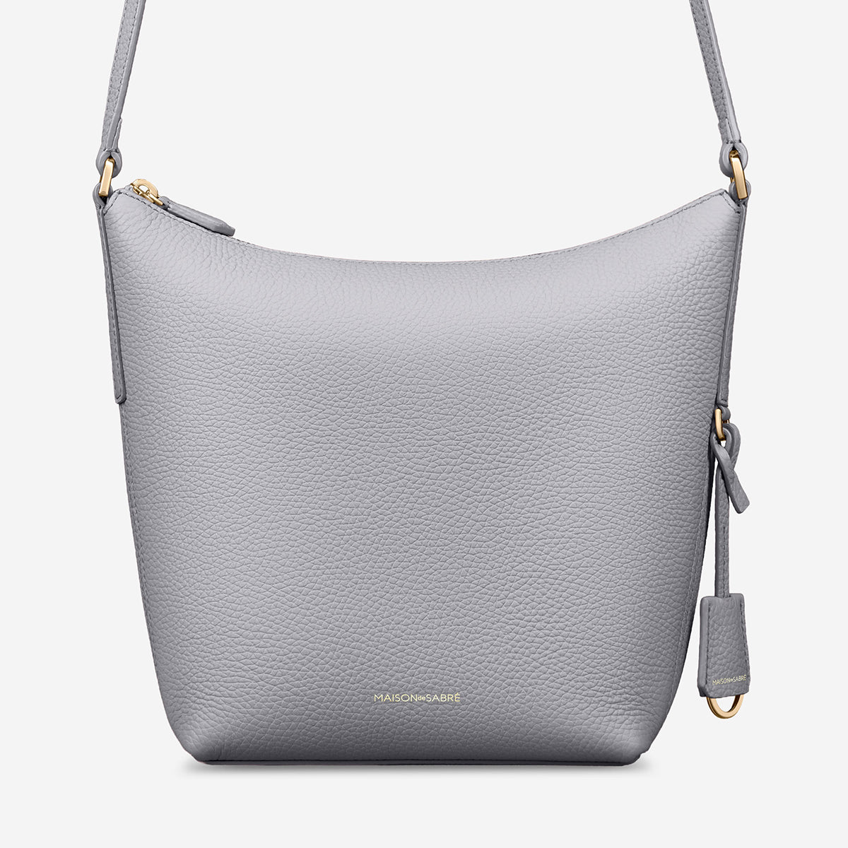 The Zipped Bucket Bag - Dove Grey