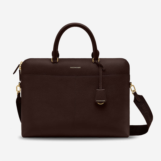 The Laptop Bag - Espresso Brown