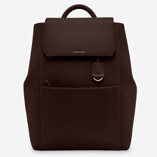 The Large Soft Backpack - Espresso Brown