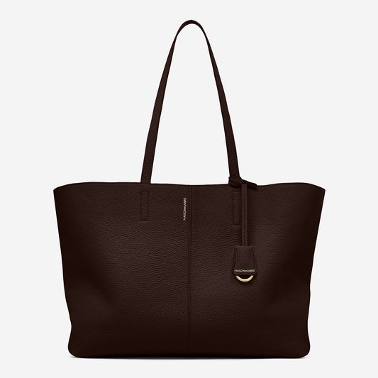 The Snap Soft Tote - Espresso Brown