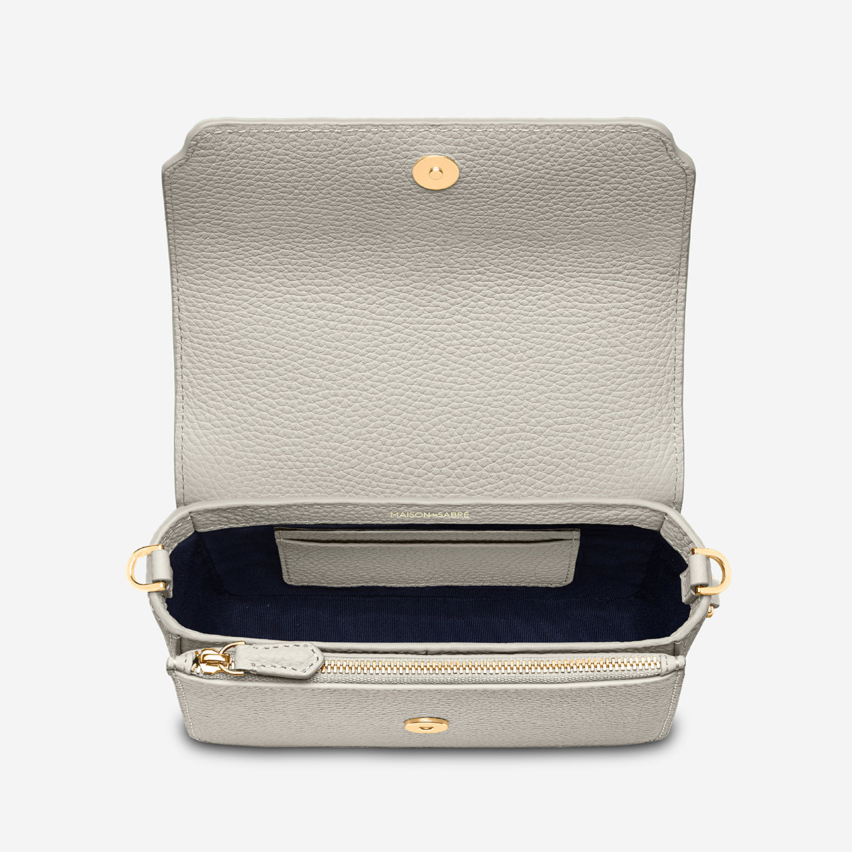 The Mini Flap Bag - Foam White