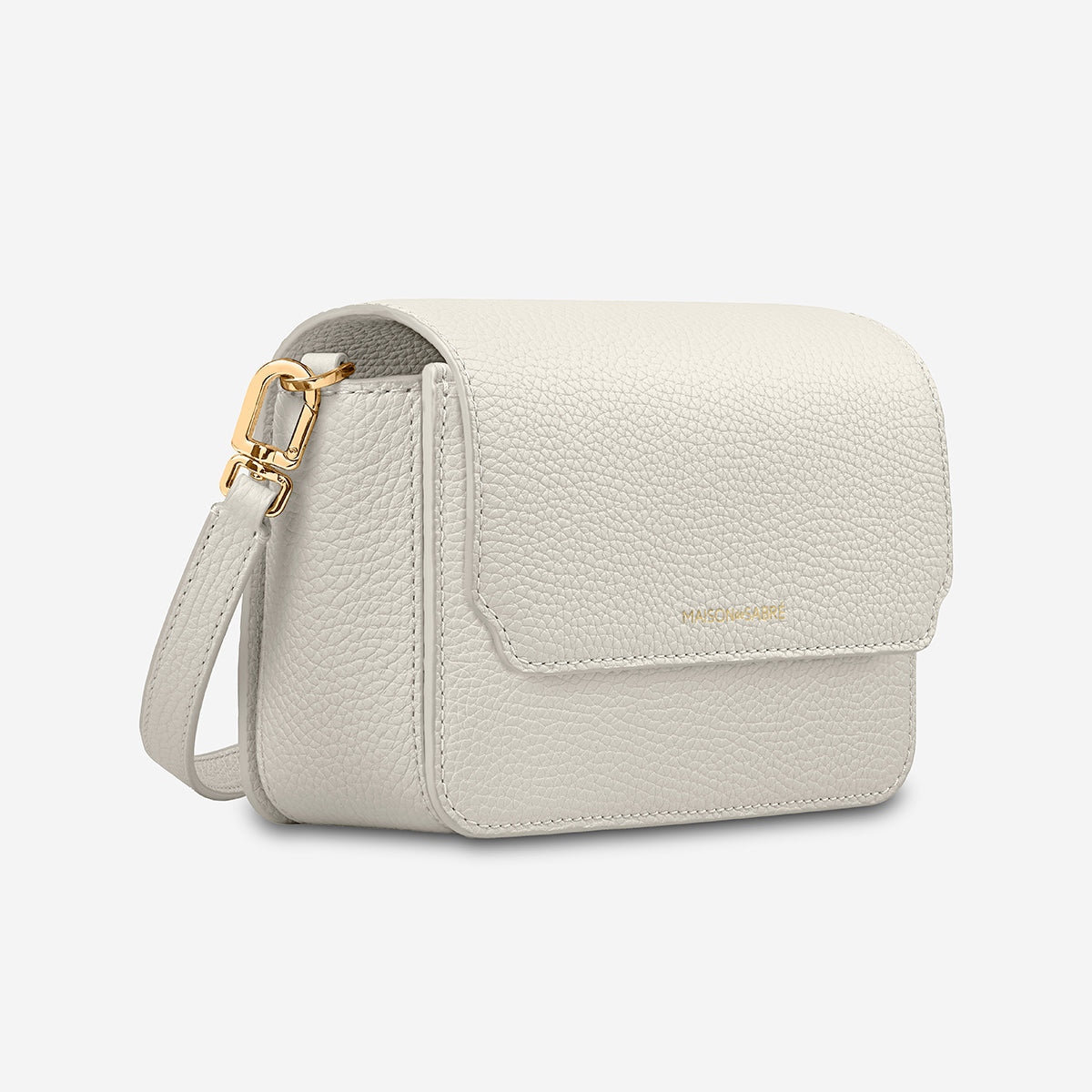 The Mini Flap Bag - Foam White