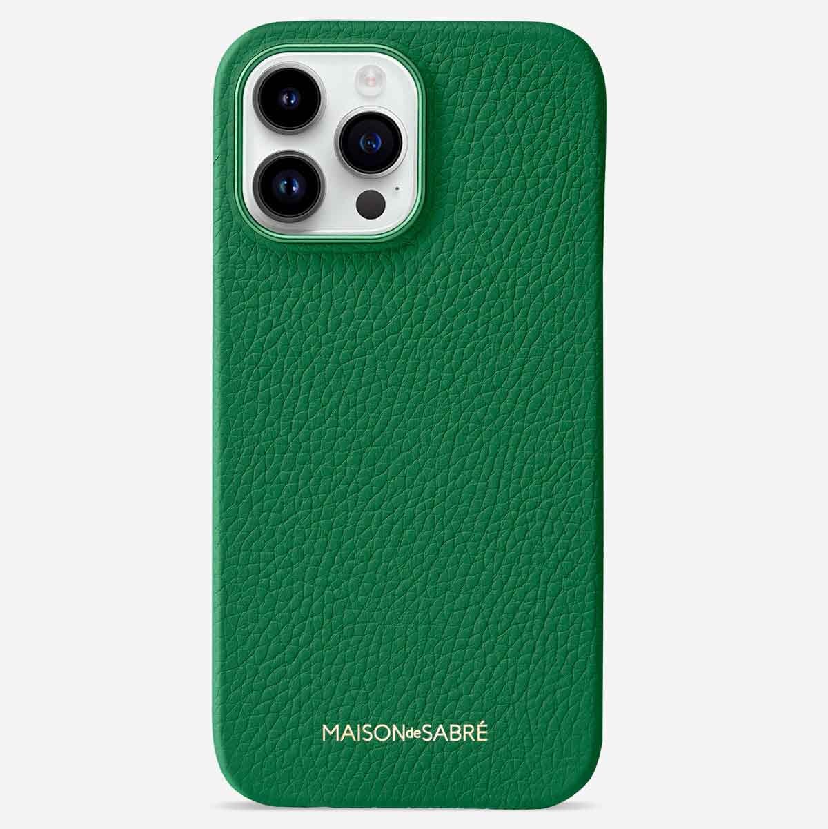 iPhone 15 Pro Max Case in Emerald Green | MAISON de SABRÉ