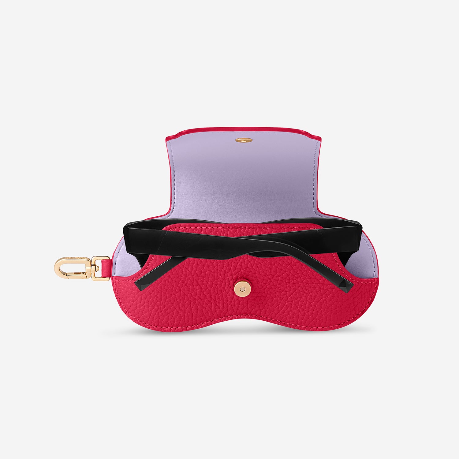 Sunglasses Sling Case in Fuchsia Lavender | MAISON de SABRÉ