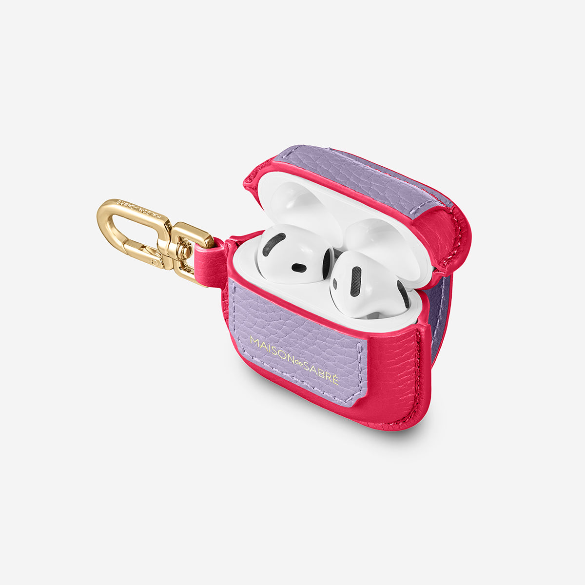 AirPods 4 Case Charm in Fuchsia Lavender | MAISON de SABRÉ
