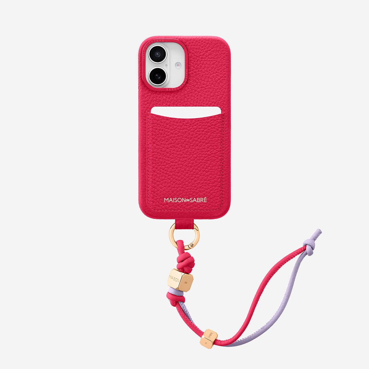 【新品】MAISON de SABRÉ iPhone16 スマホケース ピンク The Wristlet Phone Case iPhone 16 - Shibuya Fuchsia – MAISON de SABRÉ