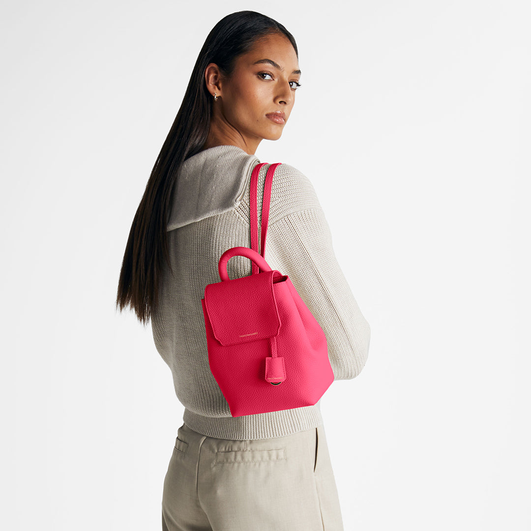 The Mini Soft Backpack Shibuya Fuchsia – MAISON de SABRÉ