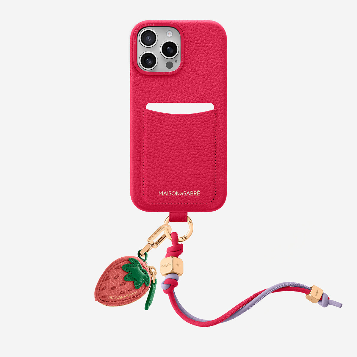 The Wristlet Phone Case iPhone 16 Pro - Shibuya Fuchsia