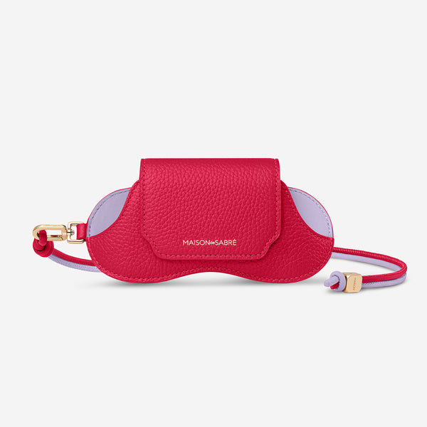 Sunglasses Sling Case in Fuchsia Lavender | MAISON de SABRÉ