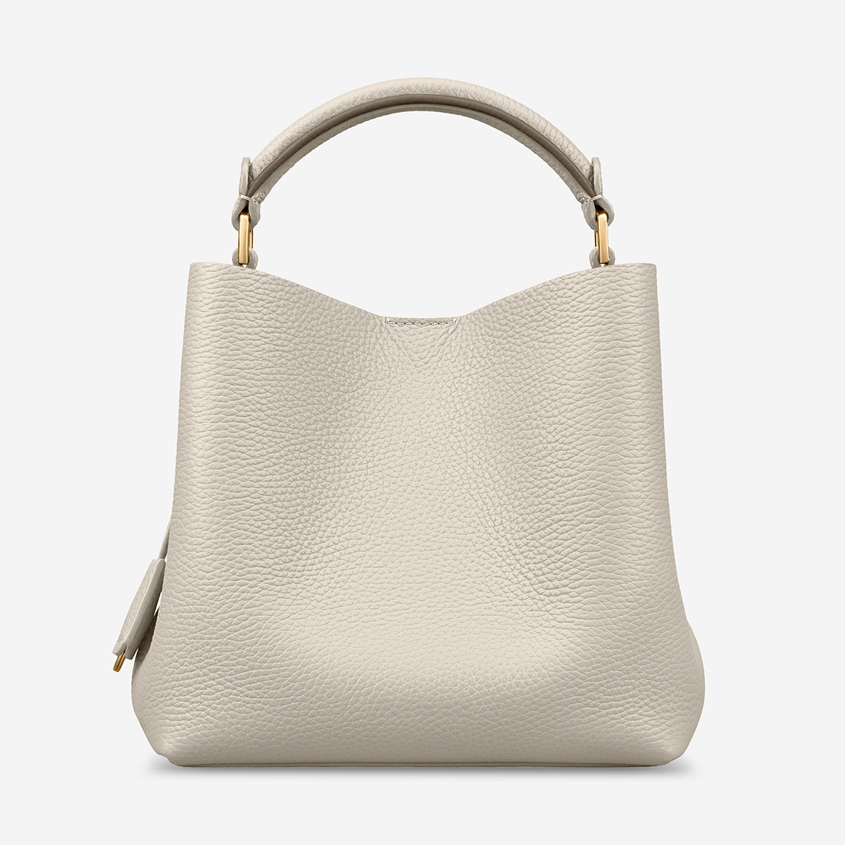 The Mini Bucket Bag - Foam Cashmere