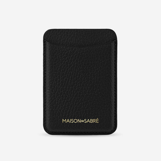 The MagSafe Wallet - Black Caviar
