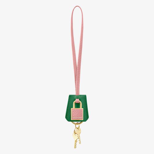 The SABREMOJI™ Padlock Charm - Emerald Lily