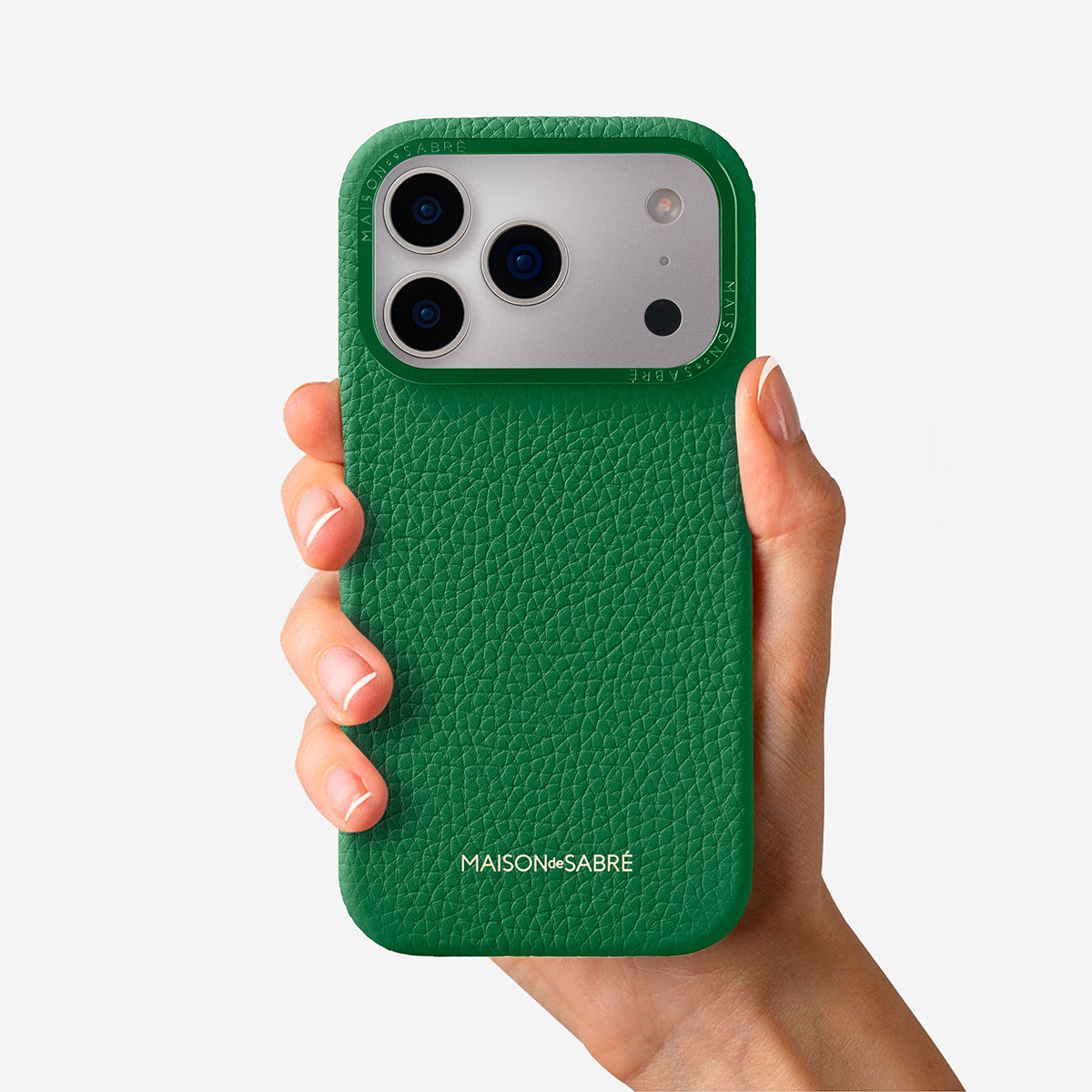 iPhone 17 Pro Case in Emerald Green | MAISON de SABRÉ