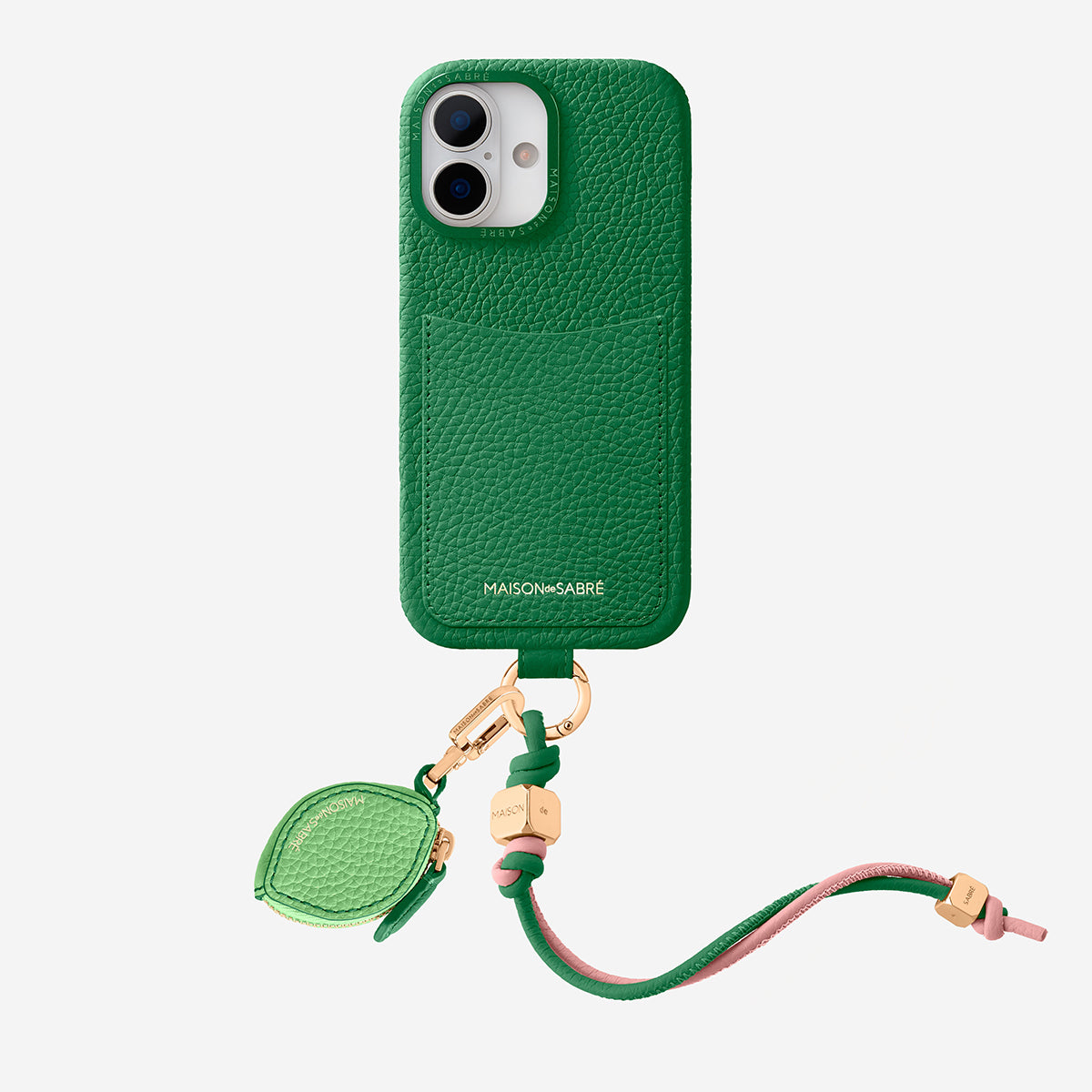 MAISON de SABRÉ グリーン ケース iPhone17Pro iPhone 17 Case - Emerald Green – MAISON de SABRÉ