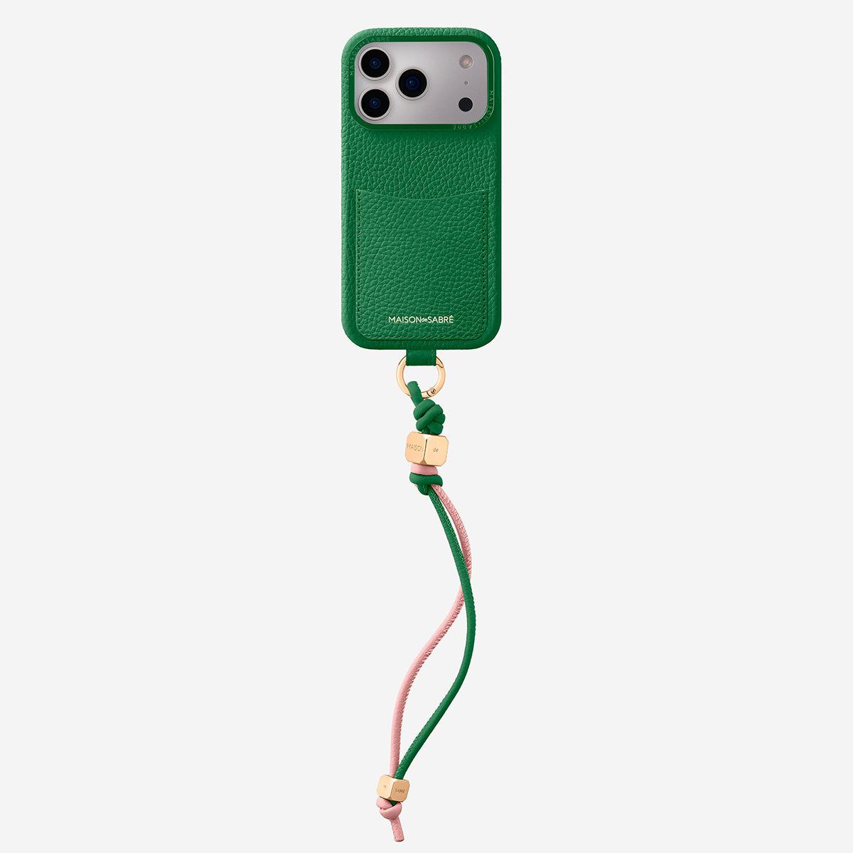 The Wristlet Phone Case iPhone 17 Pro Max - Emerald Green