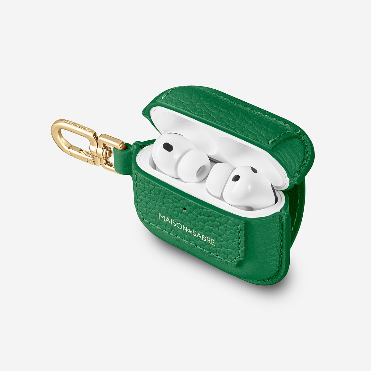 AirPods Pro 3 Case Charm in Emerald Green | MAISON de SABRÉ