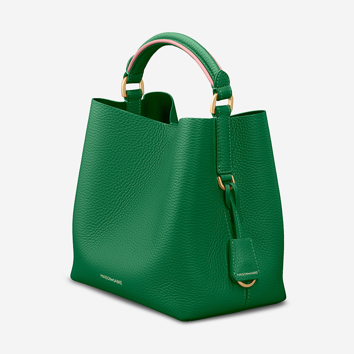 The Mini Bucket Bag - Emerald Lily – MAISON de SABRÉ