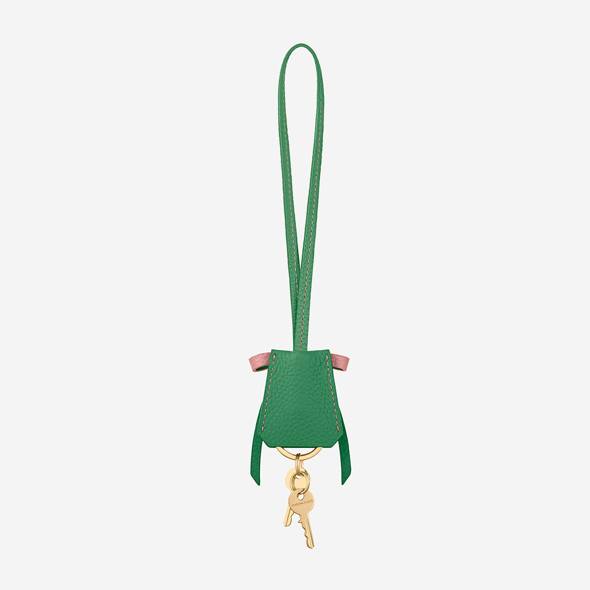 The Bow Padlock Charm - Emerald Lily