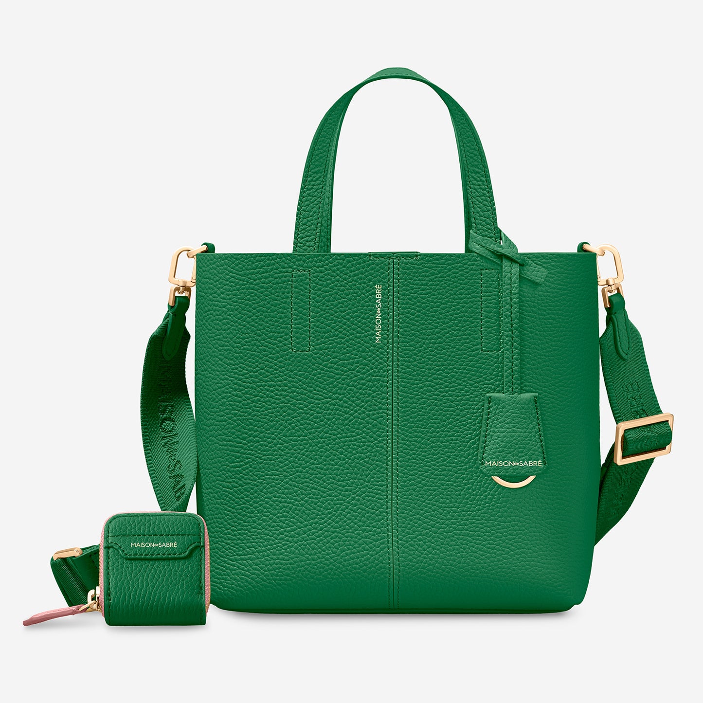 Small Soft Tote Duo - Emerald Lily