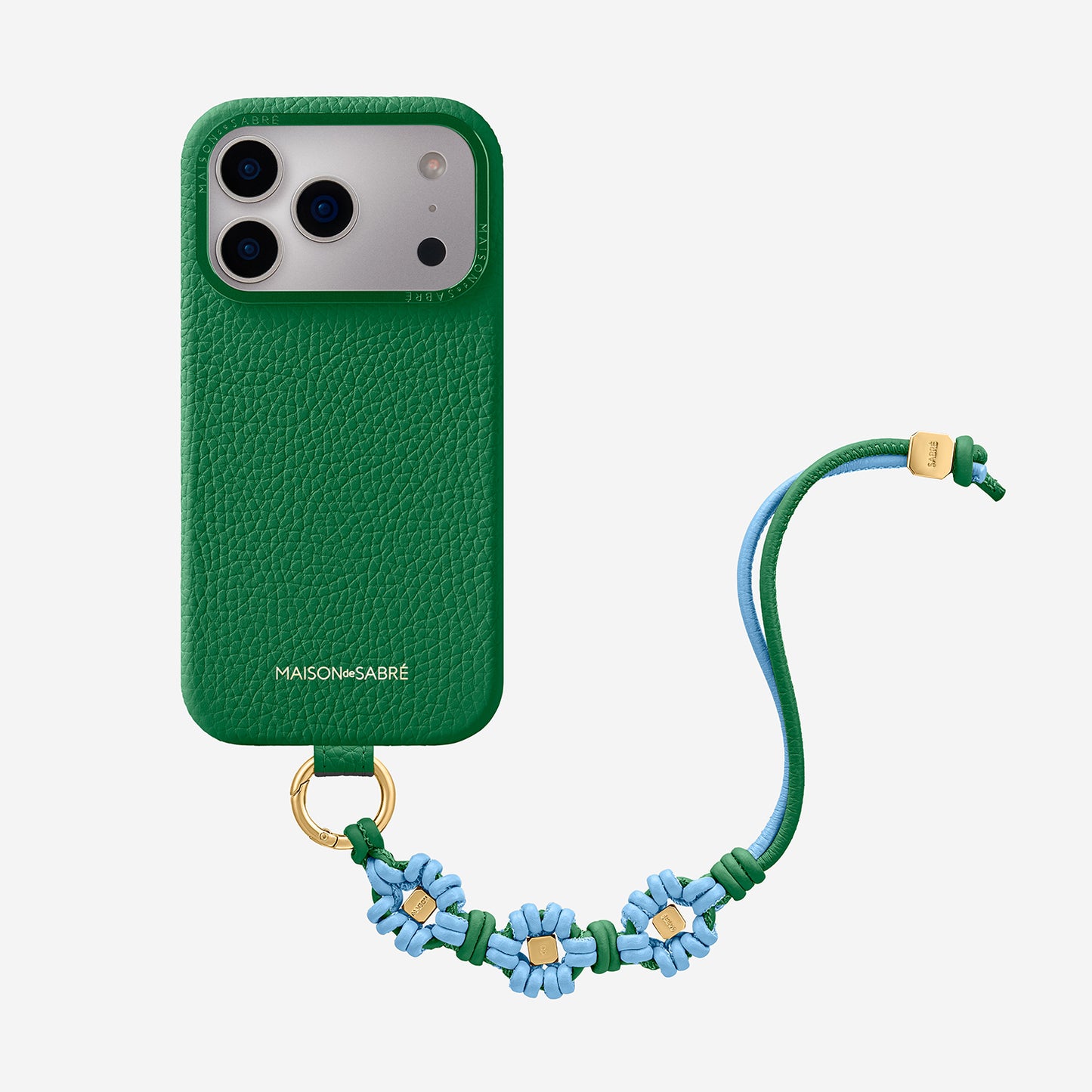 The Wristlet Charm - Sky Emerald