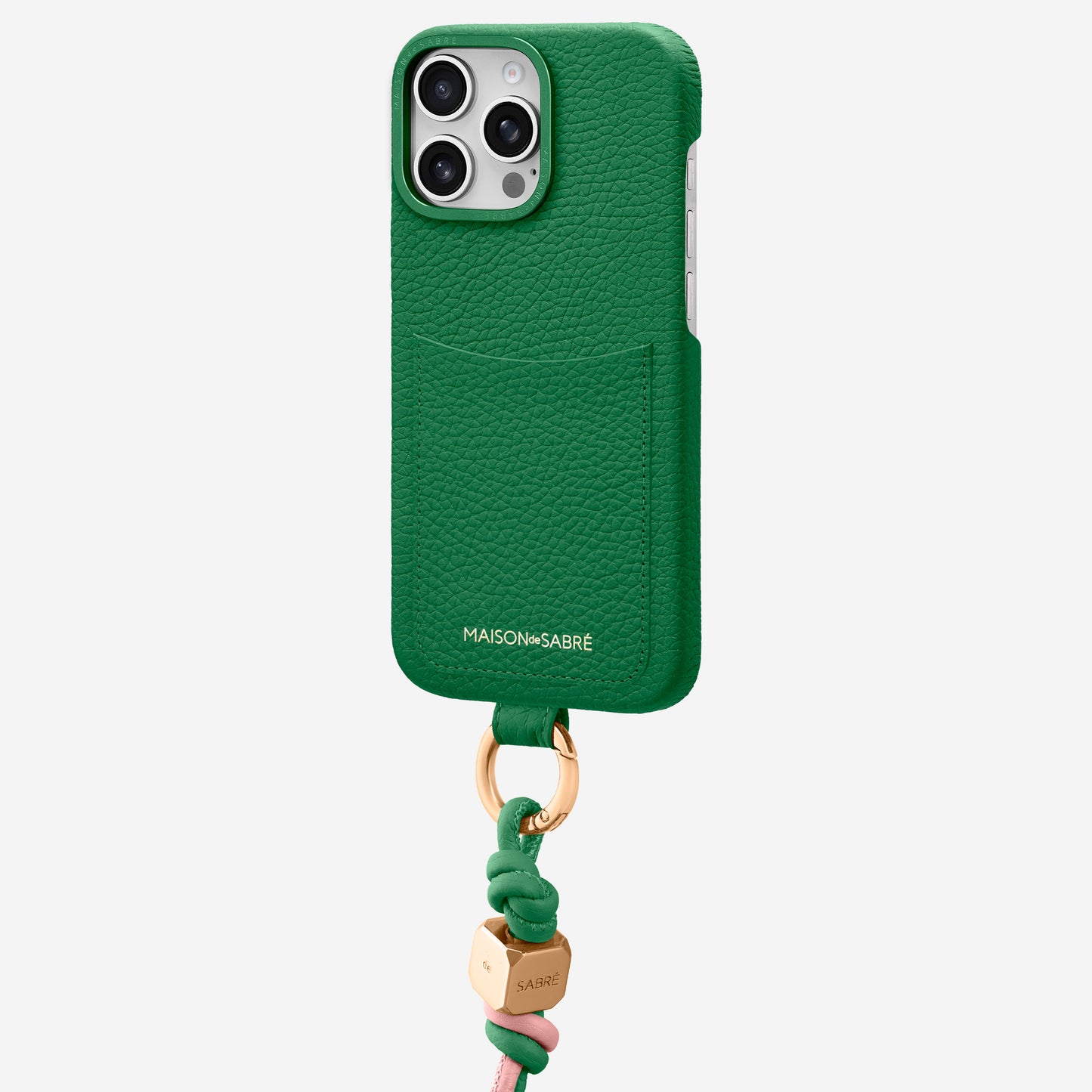 The Wristlet Phone Case iPhone 16 Pro - Emerald Green