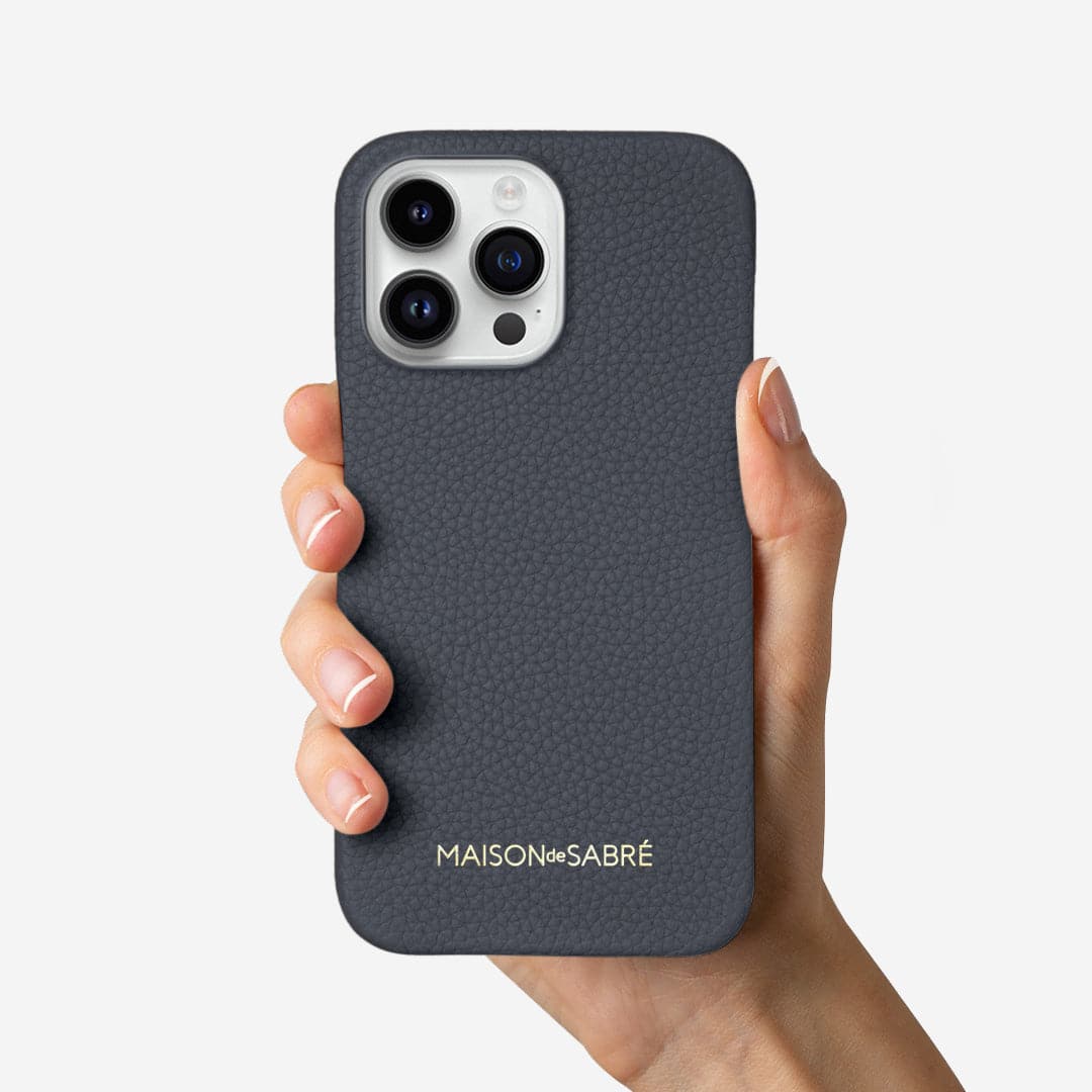 iPhone 14 Pro Max Case in Graphite Grey | MAISON de SABRÉ