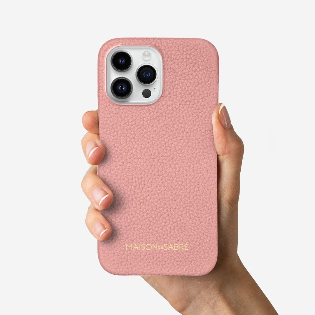 iPhone 15 Pro Case in Pink Lily | MAISON de SABRÉ