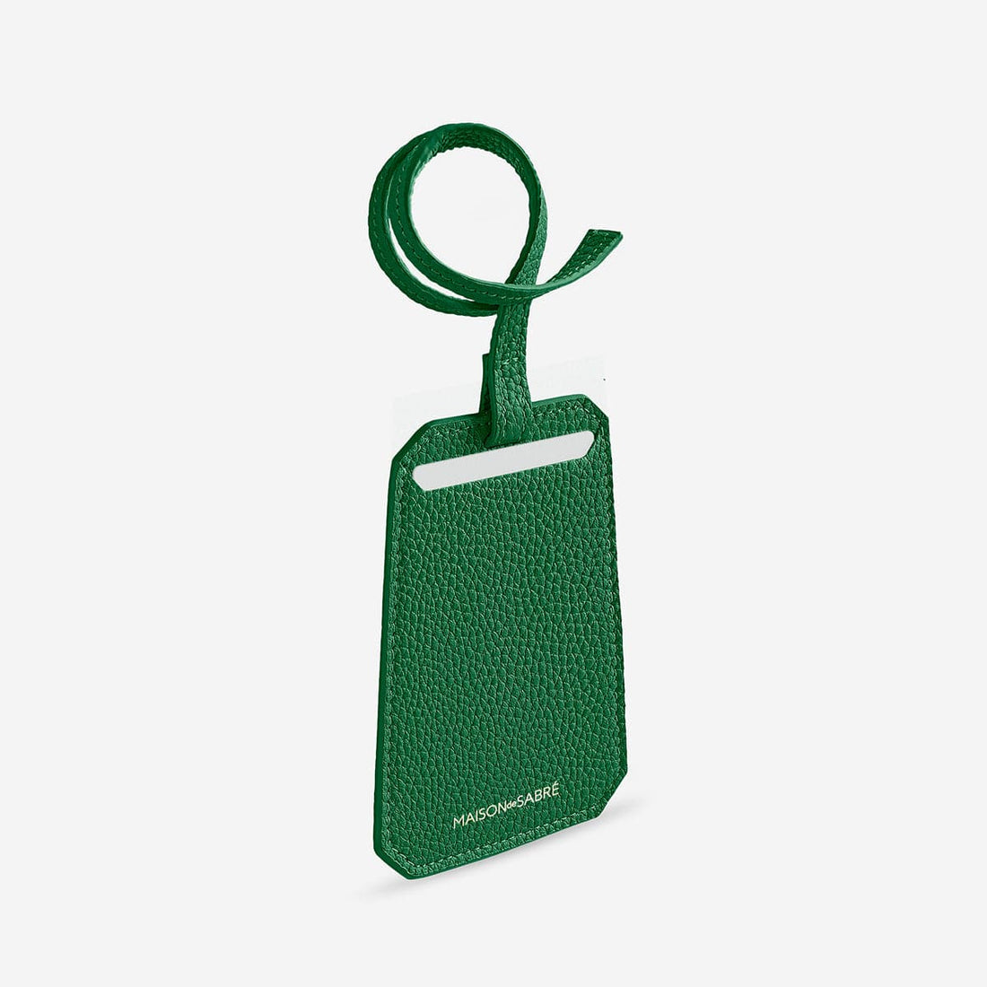 The Luggage Tag Emerald Green MAISON de SABRÉ