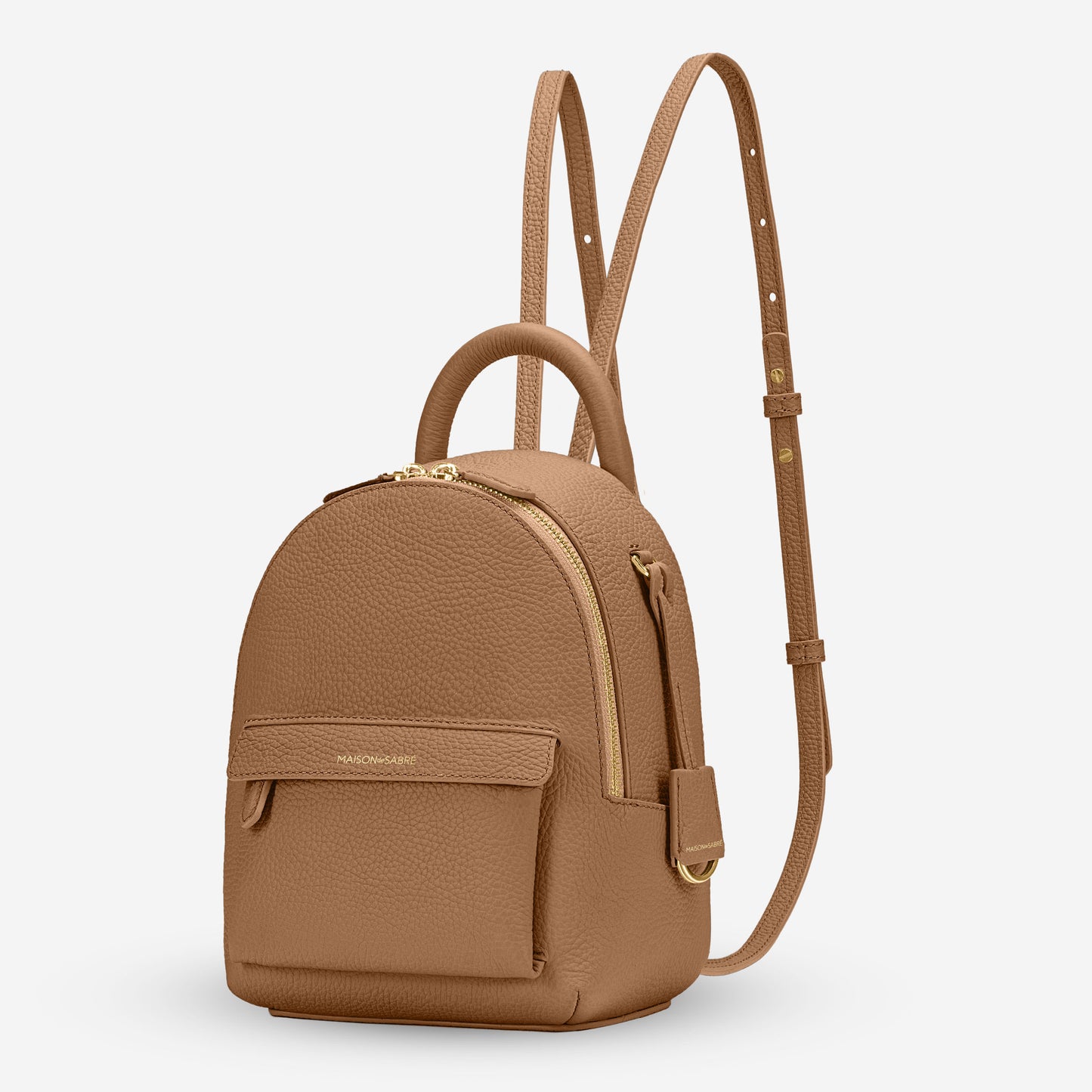 The Mini Backpack - Sandstone Brown