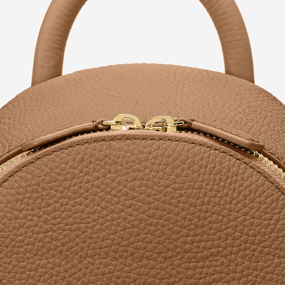 The Mini Backpack - Sandstone Brown – MAISON de SABRÉ