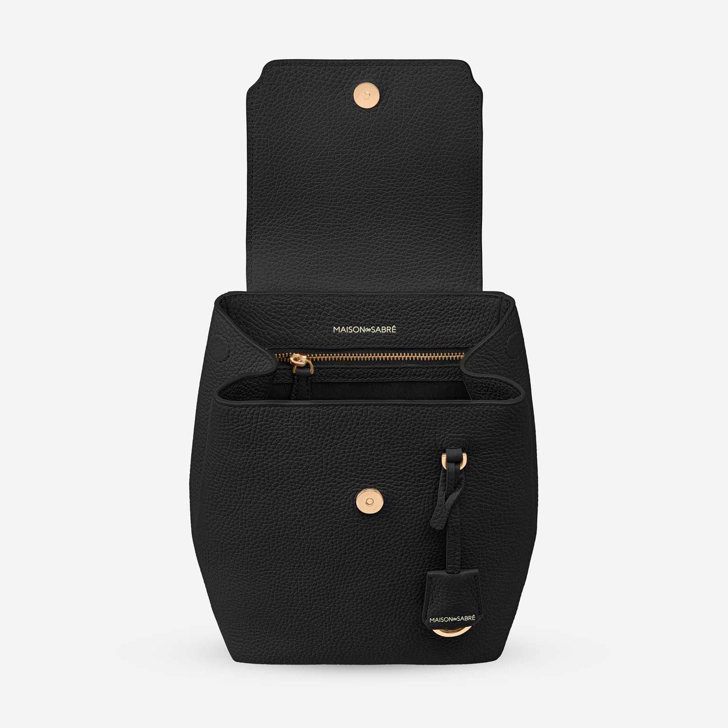 The Mini Soft Backpack - Black Caviar