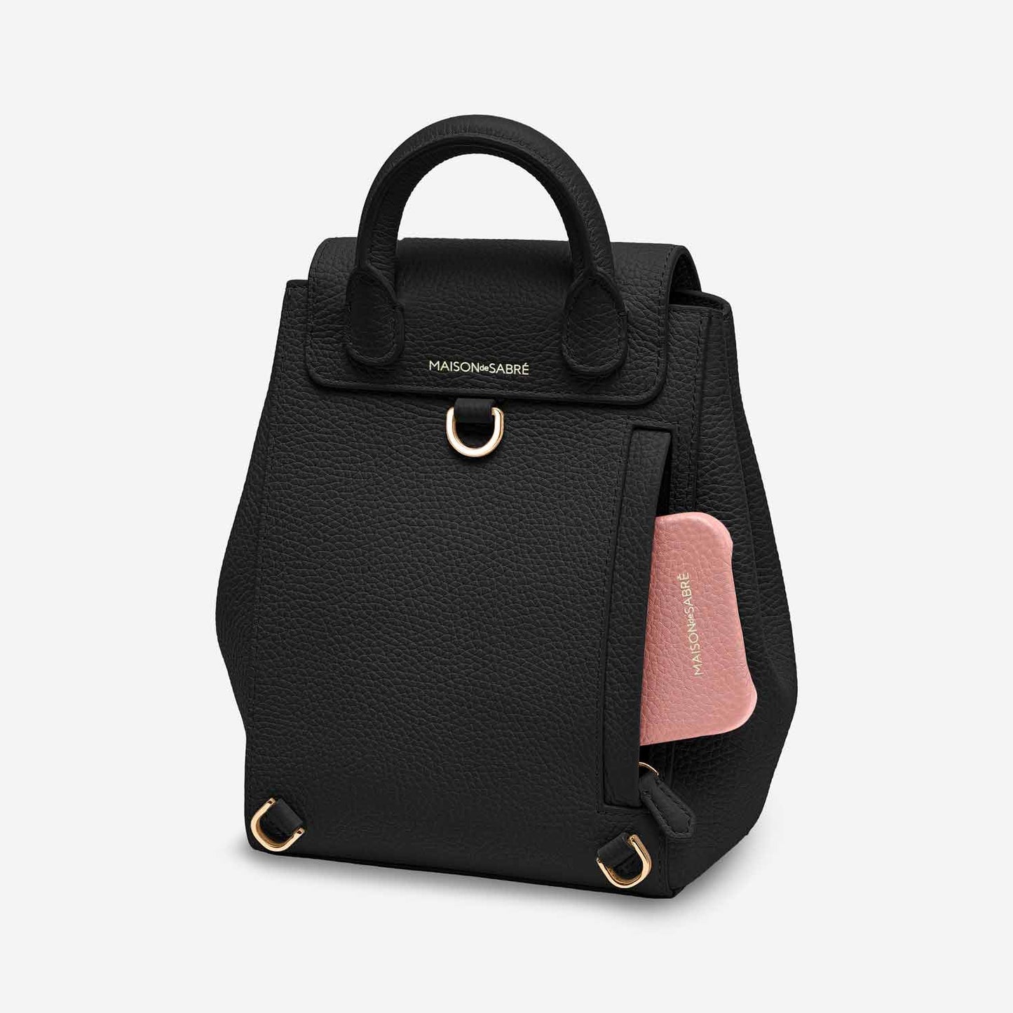 The Mini Soft Backpack - Black Caviar