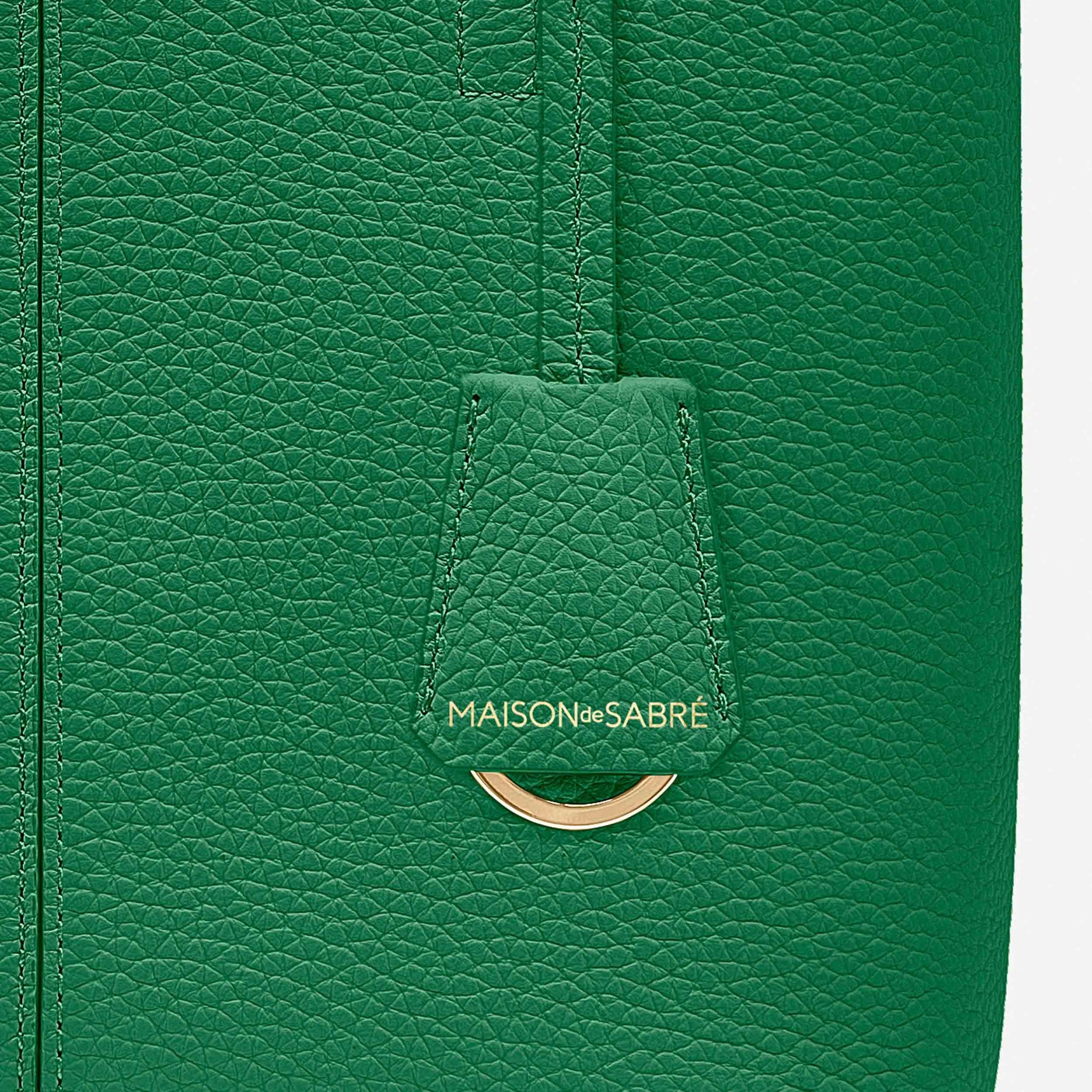 The Small Soft Tote - Emerald Lily – MAISON de SABRÉ