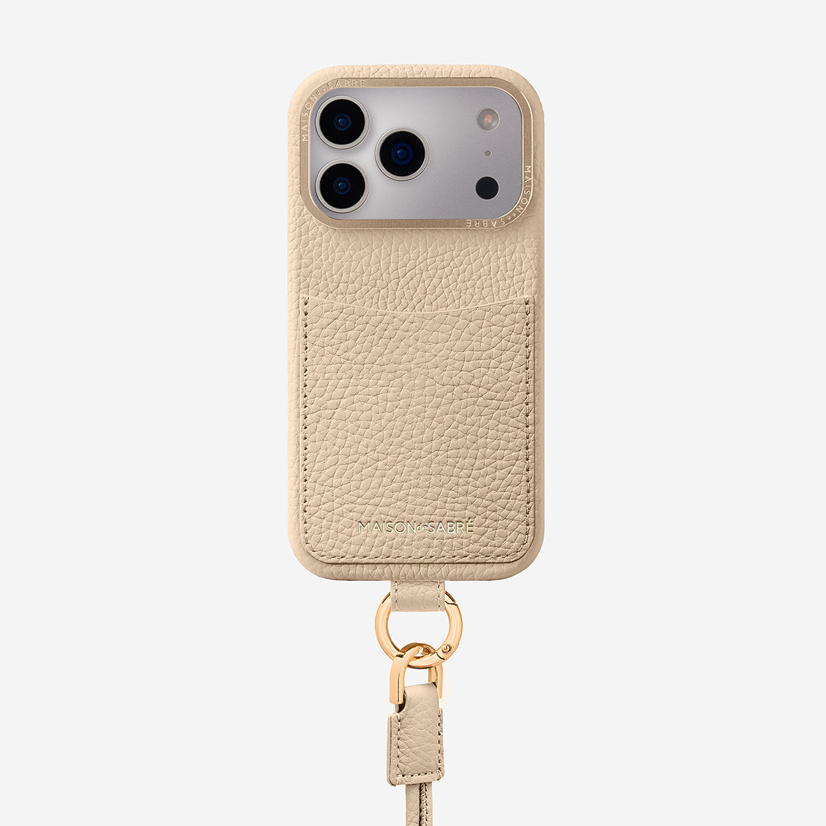 メゾンドサブレ スリングスマホケース iPhone17pro 新品未使用 Sling Phone Case iPhone 17 Pro in Saharan Nude – MAISON de SABRÉ