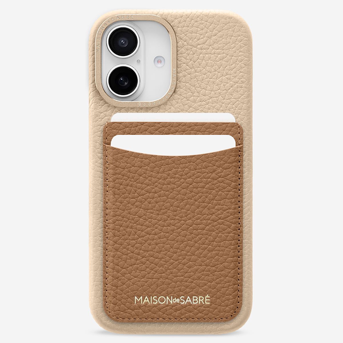 The Card Phone Case iPhone 16 - Sandstone Nude