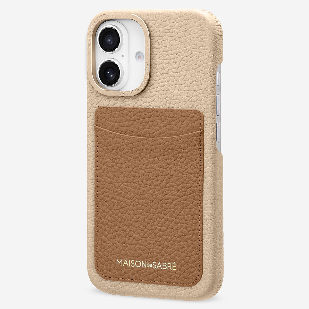 The Card Phone Case iPhone 16 - Sandstone Nude